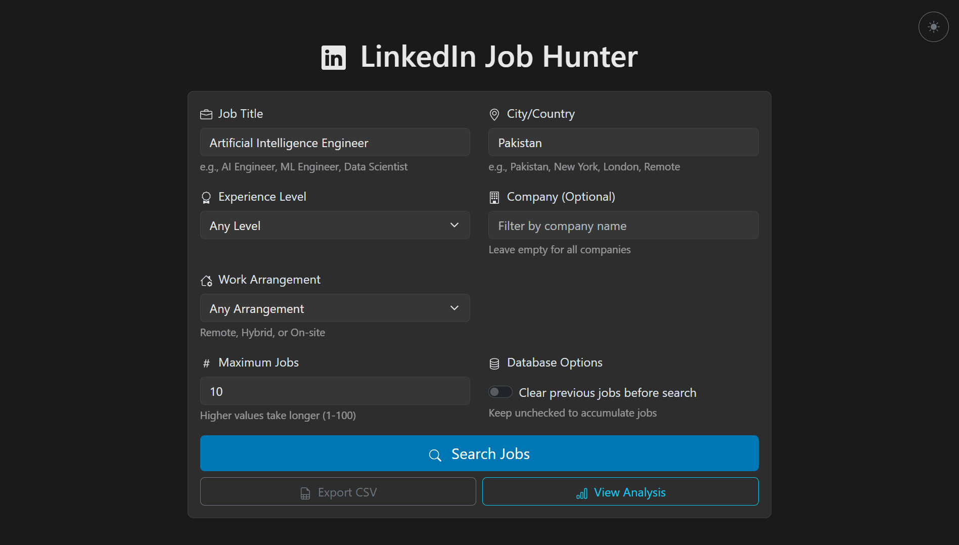 LinkedIn Job Analyzer