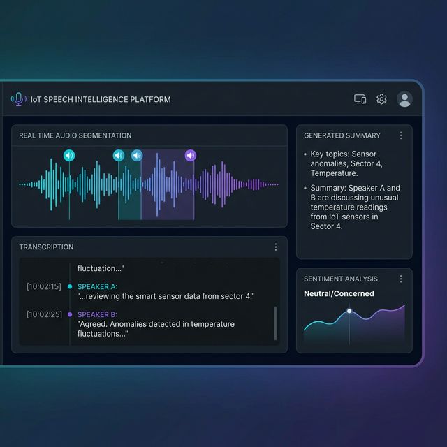Tech Focused Speech Intelligence Platform